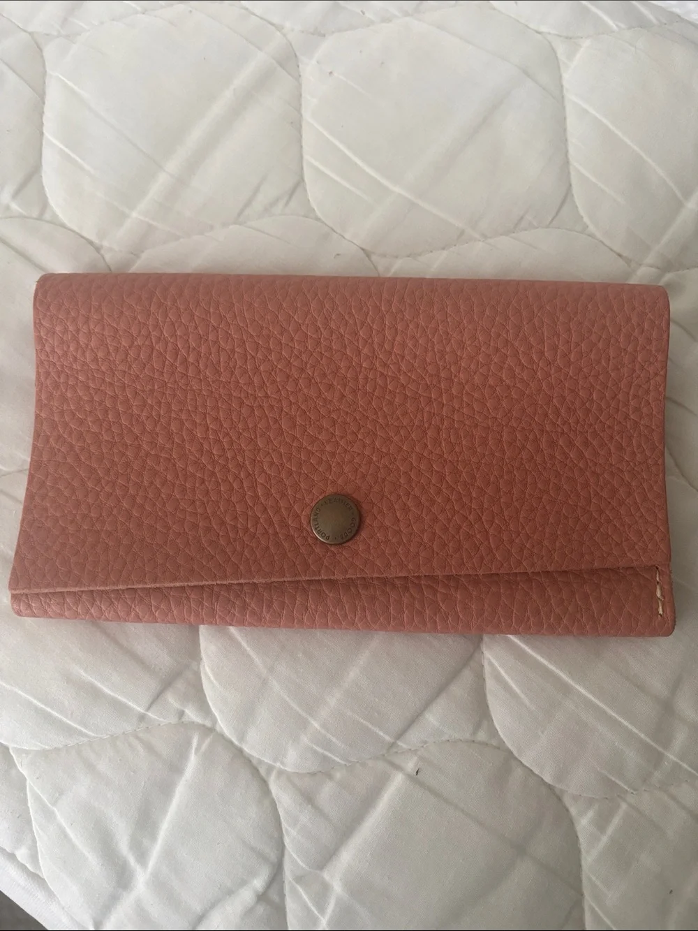 Portland Leather Goods Rancher Wallet - in pebbly OG Quartz leather 🦄